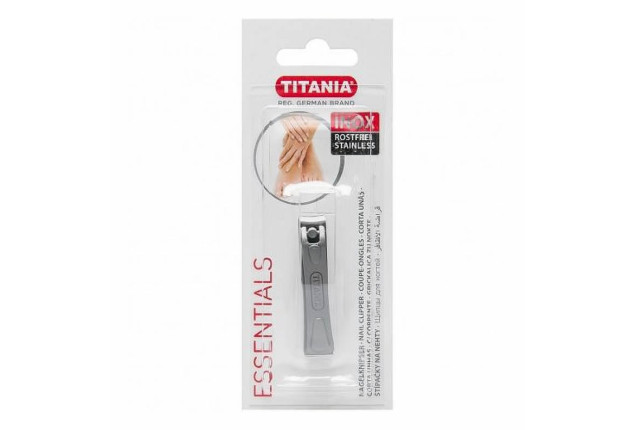 Titania Nail Clipper Small – Ergonomic Stainless Steel Precision (5cm) x 24