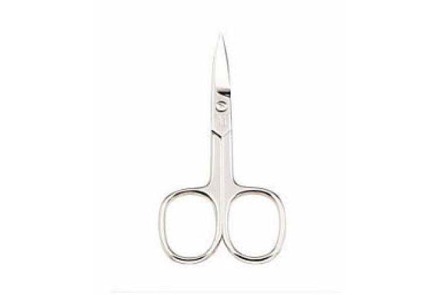 Nail scissors, approx. 9 cm, 3,5“, high-grade steel, stainless, with adjustment screw x 24
