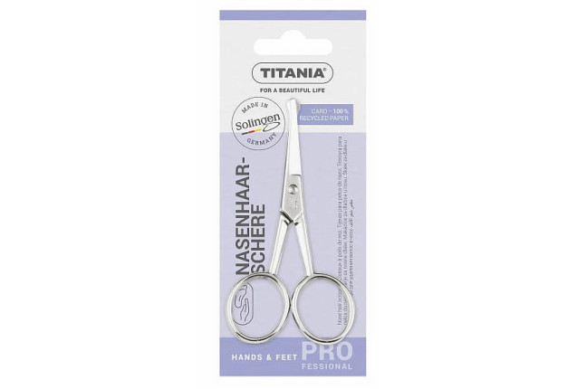 Solingen nose hair scissors, approx. 9.5 cm x 24