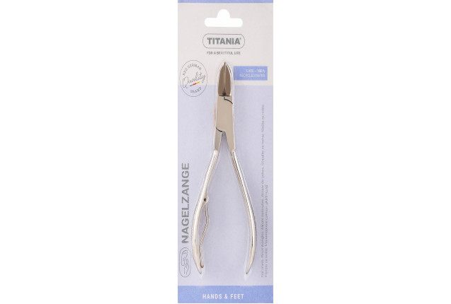 Nail nipper, approx. 13 cm, chrome-plated x 24