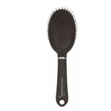 Universal Brush, Oval, Black Satin Surfa