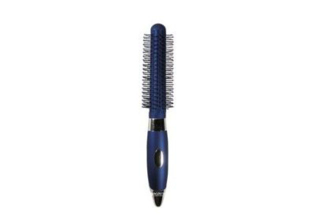 Round Brush – Satin Blue Hair Styling Tool (22.5 cm) x 12