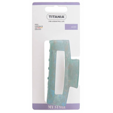 Stylish Claw Clip Squared Acrylic Light Blue x 6