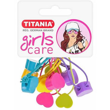 Twin Bead Ponytailer "Heart" –