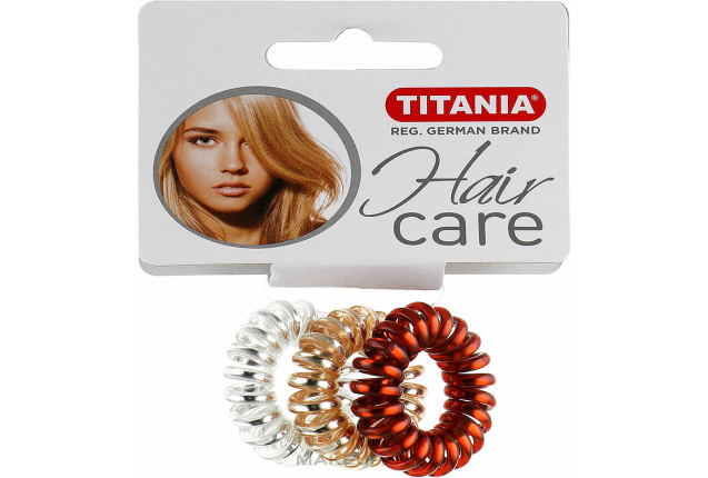 Spiral Hair Tie – 3 pcs Assorted Colors x 6