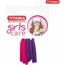 Stylish Hair Clips and Hair Ties Set – Pink & Purple x 6