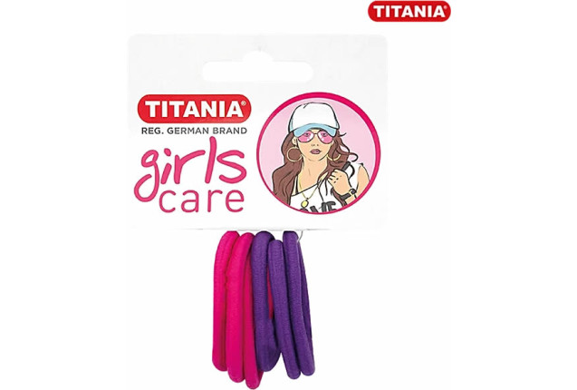 Stylish Hair Clips and Hair Ties Set – Pink & Purple x 6