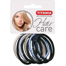 Hair Elastics – Mixed Colours, Strong Hold (9 Pcs.) x 6