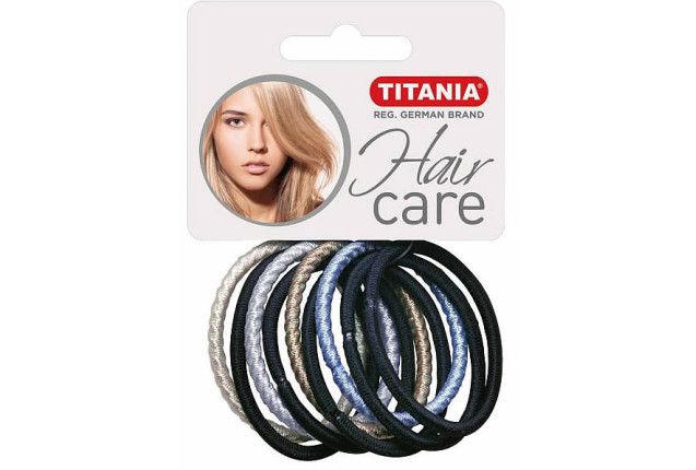 Hair Elastics – Mixed Colours, Strong Hold (9 Pcs.) x 6