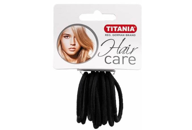 Hair Elastics – Strong Blue Elastic Bands (6 pcs) x 6