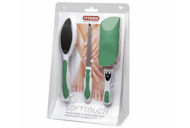 Softtouch Manicure & Pedicure in blister packaging (Set, 4 pcs) x 6