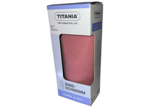 Pumice sponge for hands and feet, handy-shaped x 24