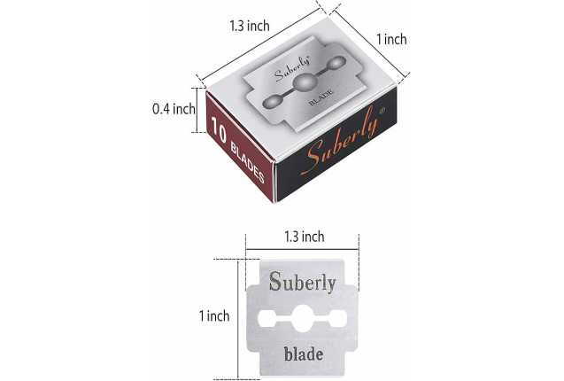 Spare blades for callus slicer - 10 x 10 pieces per neutral box (100 pieces)