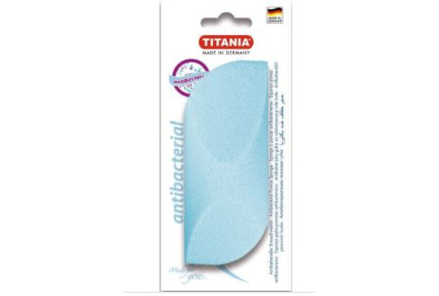Titania Pumice Sponge Handy Moulded Antibacterial – Blue x 24