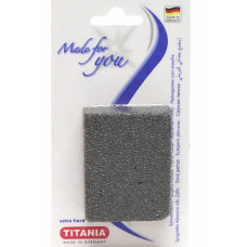 Sulphur pumice sponge, black, extra roug