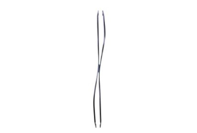 Double Tweezers – Black Slanted & Pointed (10.5 cm) x 6