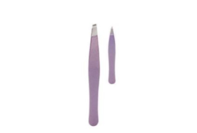 Tweezers Set – Design LILAC, Satin Finish x 24