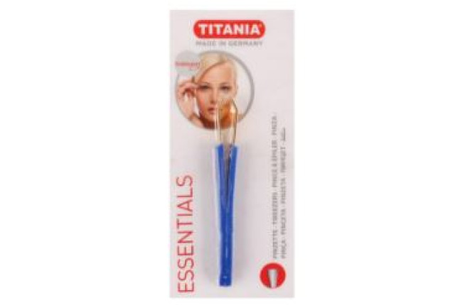 Solingen Tweezers with Handle | Gold-Plated Point, Straight (Blue) x 24