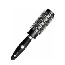 Round Brush with Nylon Bristles – Black/