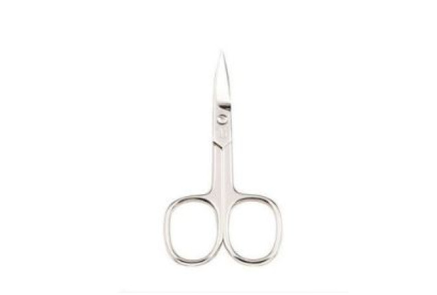 Nail scissors, approx. 9 cm, 3,5“, high-grade steel, stainless, with adjustment screw, x 24