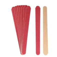 Premium Emery Nail Files – 10 pcs, Double-Sided, Wooden Quality x 24