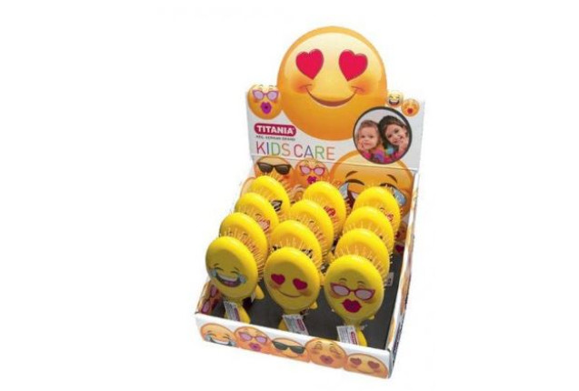 Children Hairbrush Smile – Fun & Colorful Display Set x 12