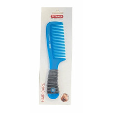 Rubber Handle Comb – 6 Assorted Colours 