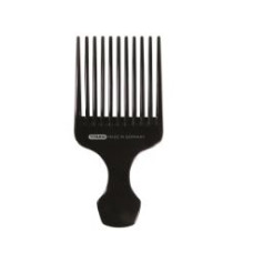 Afrocomb Large with Handle – Black (15 c