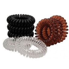 Spiral Hair Tie – 8 pcs, Mixed Colours x