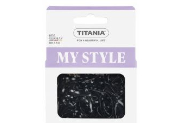 Extra Small Prong Clips – 6 pcs., Black (1.5 cm) x 8