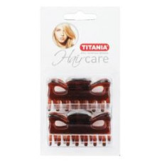 Sectioning Clips – 2 pcs., 6 cm, Brown x 6