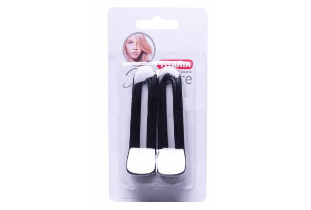 Black Hair Clips – 2 pcs. (8.5 cm) x 6