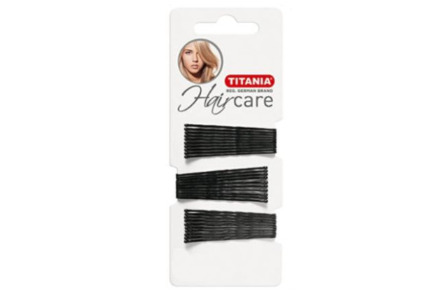 Premium Hair Clips – 30 pcs, 5 cm (Black) x 12