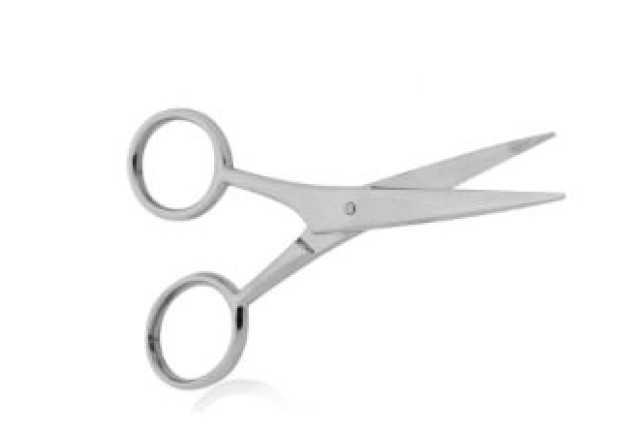 Solingen Beard Scissors – Straight Precision Cut x 24