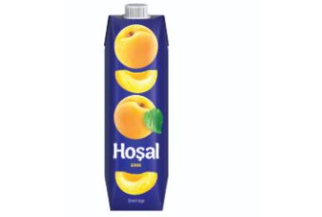 Hosal Juice Apricot | Naturally Sweet Fruit Juice - 1.0 L x 12