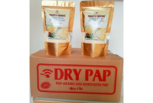 Frizty Food Maize Flour | Dry Pap (140 g) x 20