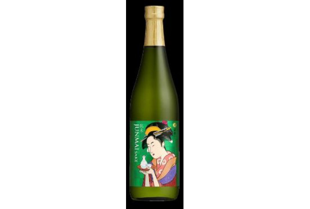 HAKUTSURU Jyunmai Ukiyoe Label Sake (720 ml) x 6