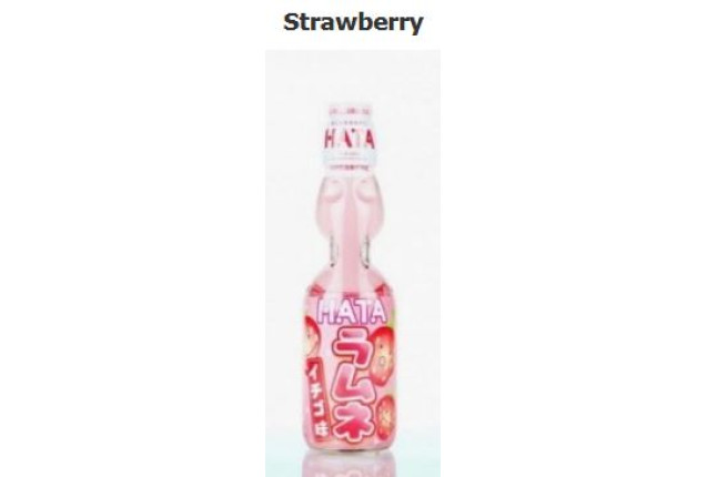 HATA - Japanese Ramune | Strawberry Flavoured Drink (200 ml) x 31