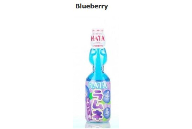 HATA Japanese Ramune | Blueberry Flavoured Drink (200 ml) x 31