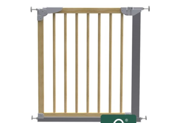 BabyDan Designer Gate – Nature/Silver x 12