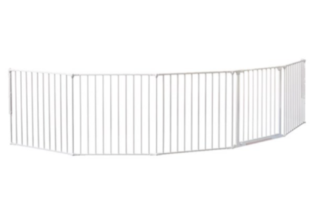 BabyDan Flex XXL/Room Divider, White (90–350 cm)