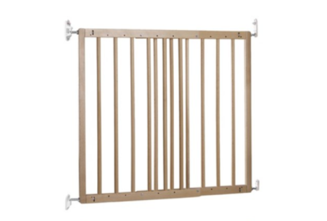 BabyDan Multidan Wood – Nature with White Fittings