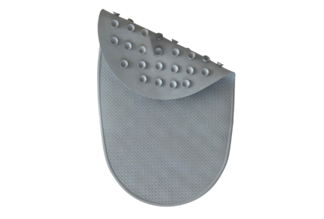 BabyDan Bath Mat 42x25 cm – Grey Non-Skid