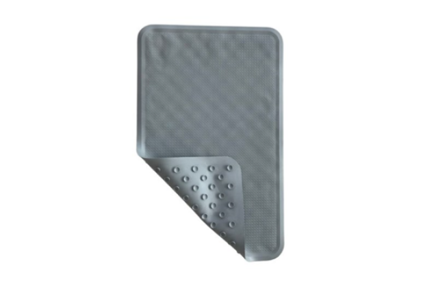 Bath Mat 35x55 cm by BabyDan, Grey, Non-Skid