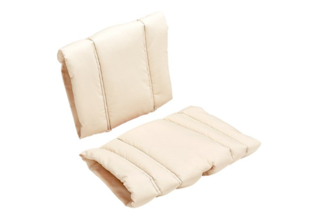 Comfort cushion, beige, coated