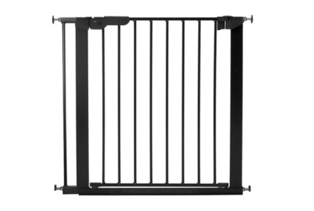 BabyDan Premier Safety Gate Black – 1 Ext., 79,5-86,5 cm
