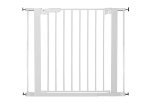 BabyDan Premier Safety Gate – White, 2 Ext. 86.5-93.3 cm (East) x 15
