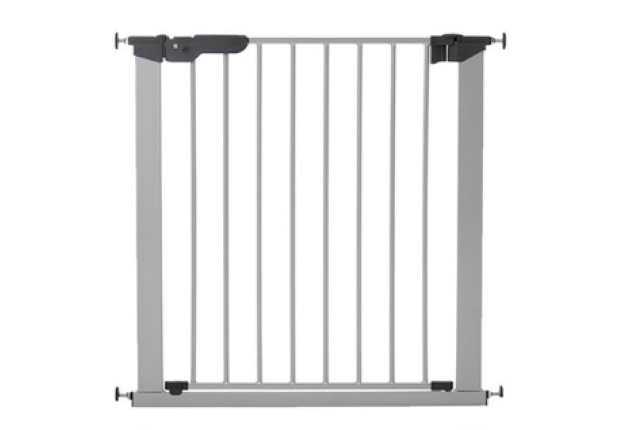 BabyDan Premier Safety Gate Silver/Black – 73,5-79,6 cm x 16