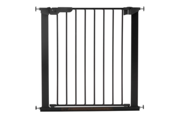 Scandinavian Pet Design True Pressure Fit Pet Gate L73.5-79.6 x H72cm Black x 16