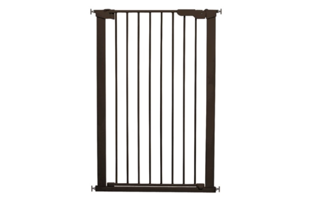 Scandinavian Pet Design True Pressure Gate 105cm Extra Tall x 73-80cm Black x 18